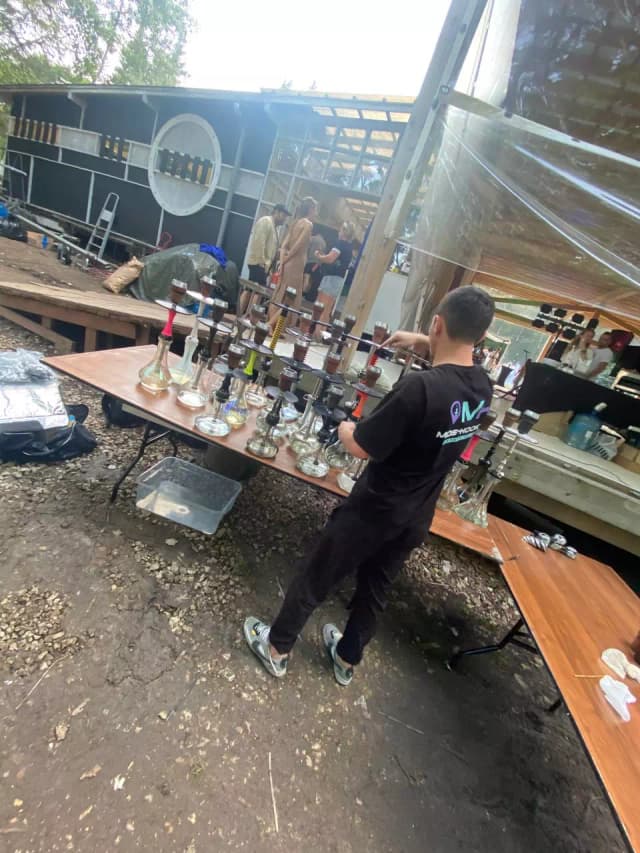 разжигание углей